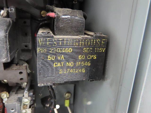 Westinghouse Life-Line Combination Motor Starter Fusible 10HP 600V 3ph 110V Coil