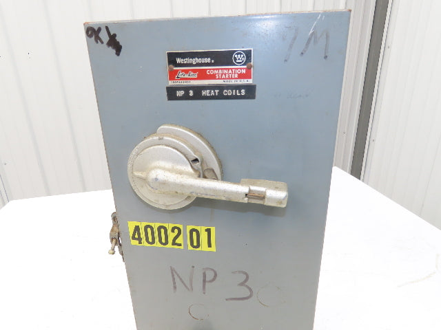 Westinghouse Life-Line Combination Motor Starter Fusible 10HP 600V 3ph 110V Coil