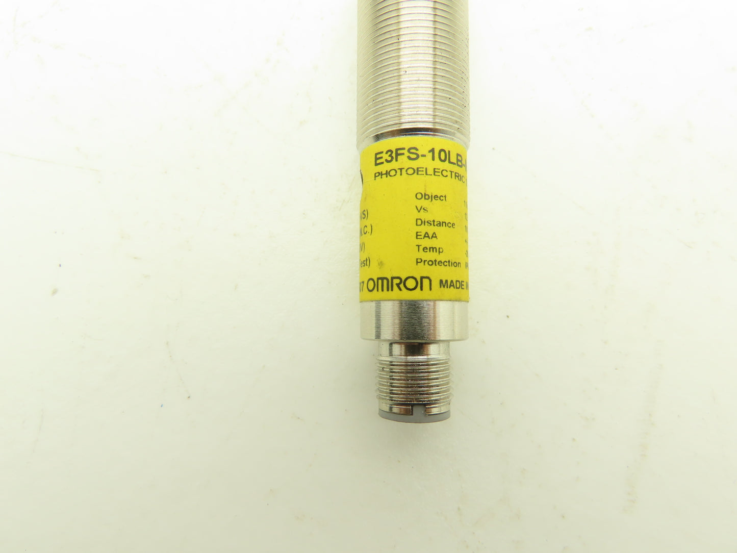 Omron E3FS-10LB-M1-M Photoelectric Sensor 12-24vdc 10m Sensing Distance