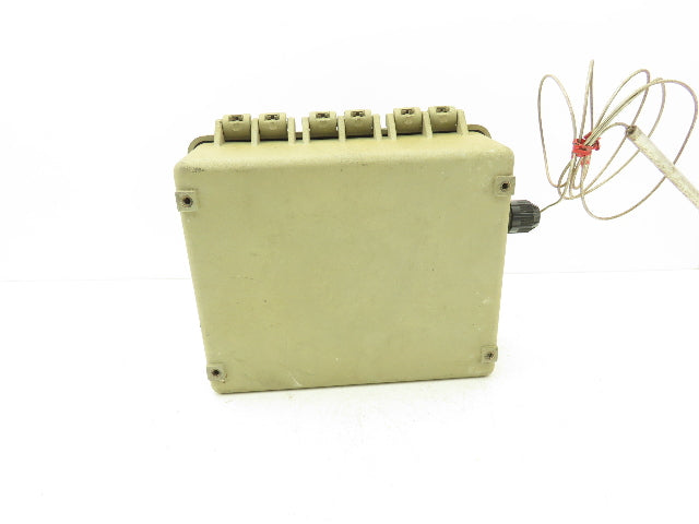 United Electric Controls Co E55S Temperature Controller Relay Unit W/Temp Probe