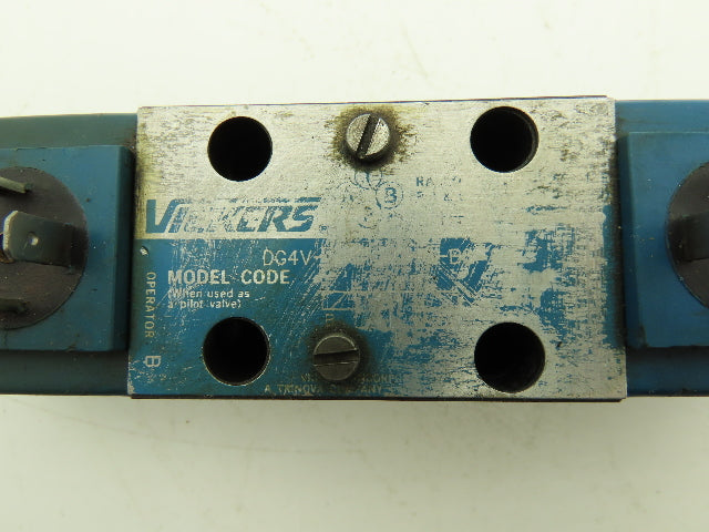 Vickers DG4V-3-2N MU B6 60 Hydraulic Directional Valve 110v