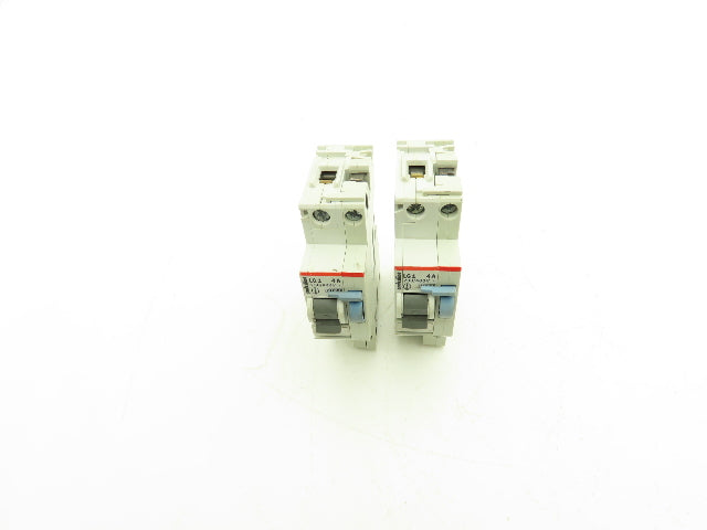 Smissline LG1 4A Circuit Breaker with Neutral Conductor Isolator Lot of 2