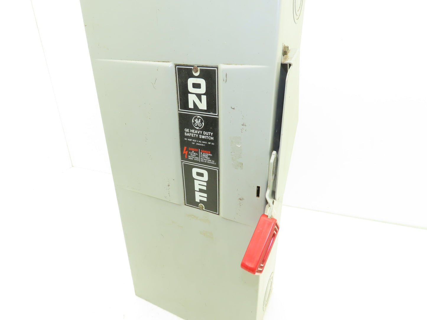 General Electric TH3362 Model 7 GE Safety Disconnect Switch 60A 600VAC