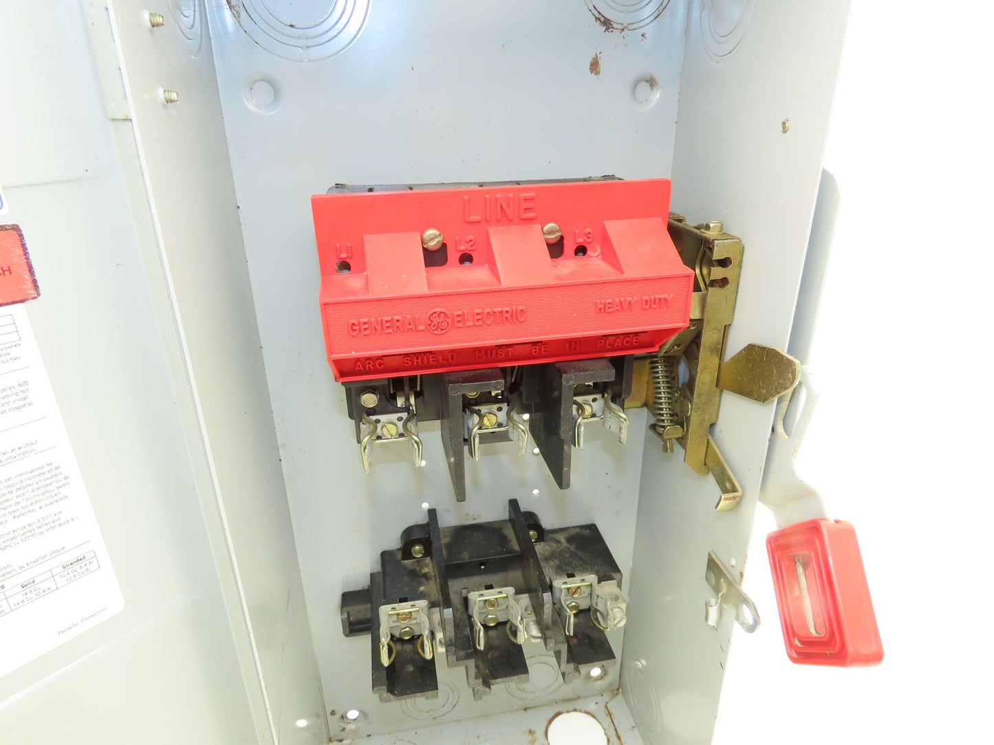 General Electric TH3362 Model 7 GE Safety Disconnect Switch 60A 600VAC