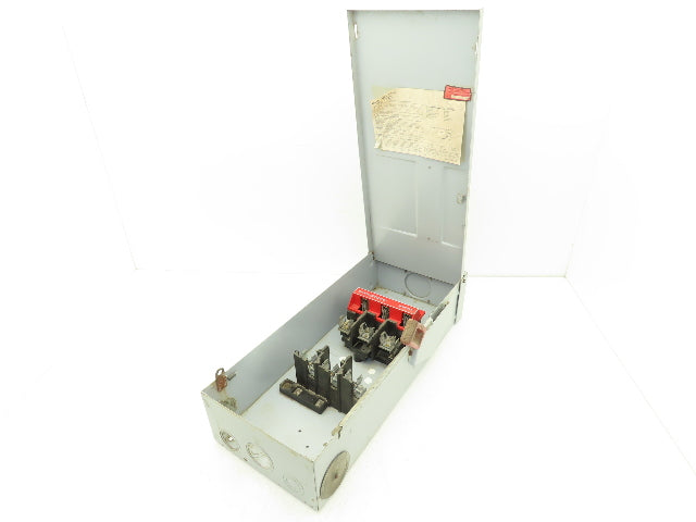 General Electric TH3362R Model 7 GE Safety Disconnect Switch 60A 600VAC