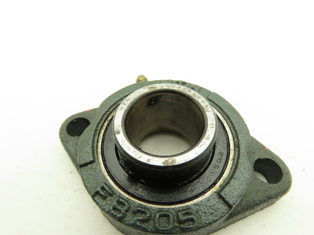 NTN FB205 2-Bolt Flange Block Bearing 25mm Bore Sealed