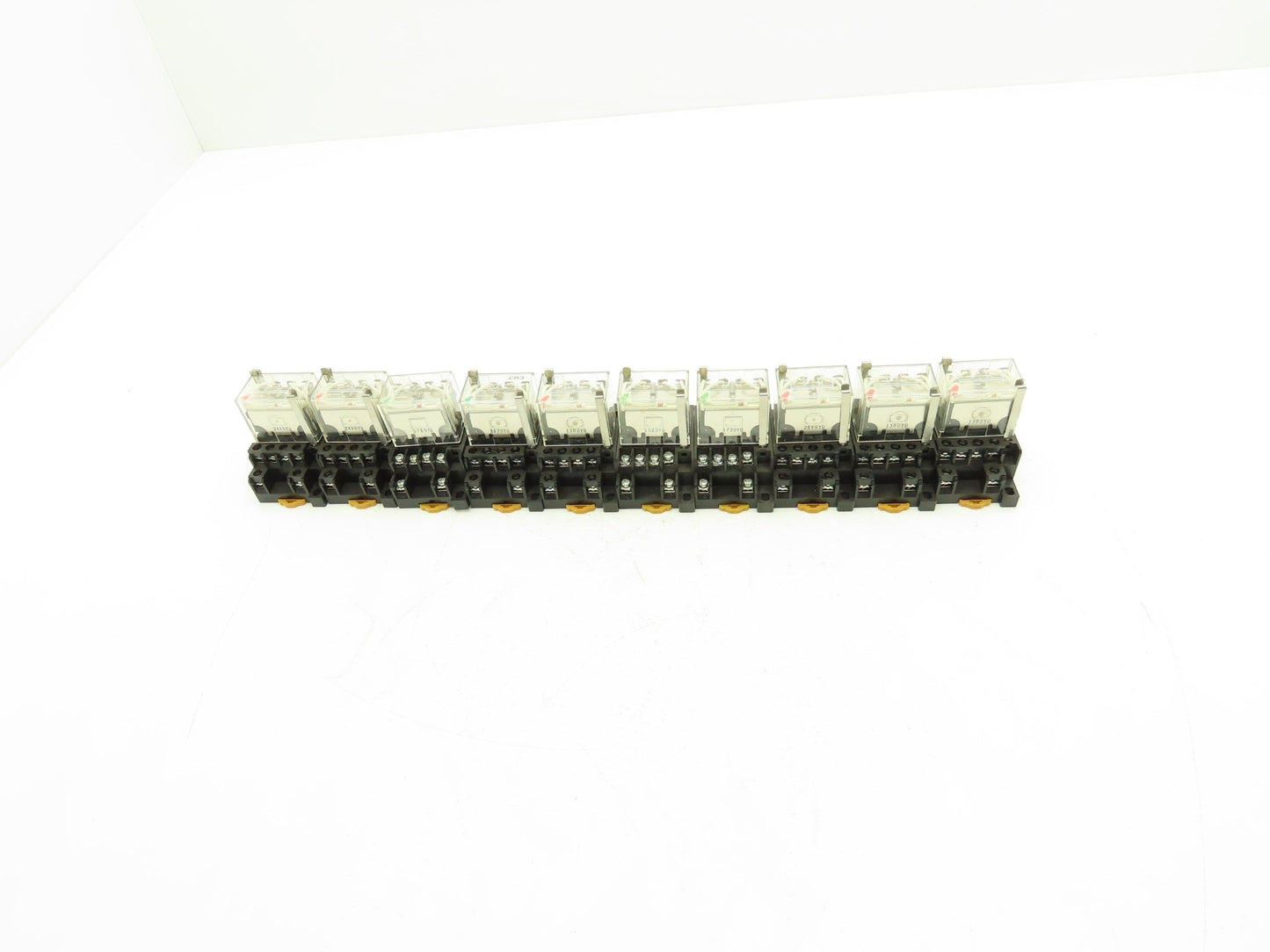 Omron LY4N 24VDC Relay W/Base Lot of 10