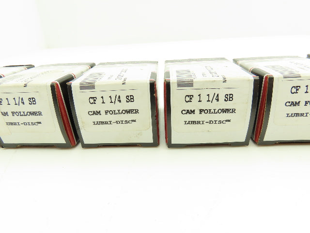 McGill CF 1-1/4 SB Cam Follower 1-1/4" Roller Dia 3/4"W 1/2"-20 Stud Lot of 9