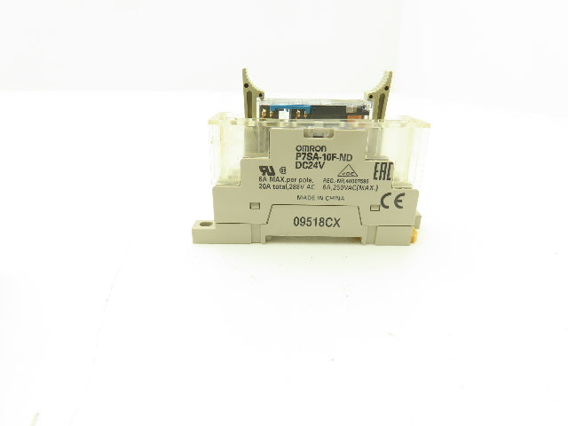 Omron G7SA-3A1B Relay W/Base 6A 30vdc 250vac 24v Coil Lot of 17