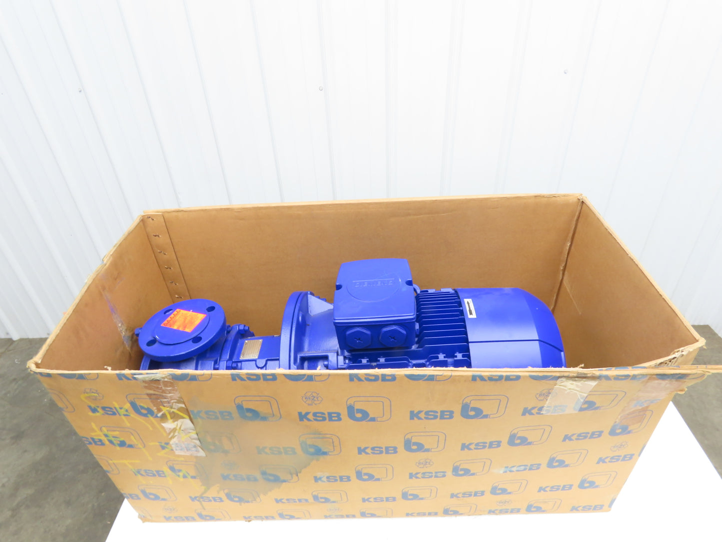 KSB ETB 065-050-125 GG AA11D201102 Etabloc Centrifugal Pump 80m³/h 12kw 460V 3PH