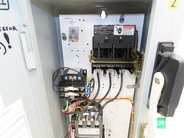 Siemens 17FSH92BF Combination Motor Starter 200A 25HP 600V 3ph