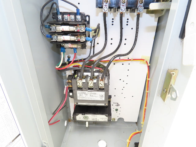 Siemens 17FSH92BF Combination Motor Starter 200A 25HP 600V 3ph