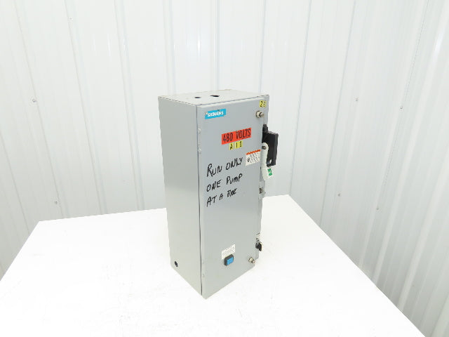 Siemens 17FSH92BF Combination Motor Starter 200A 25HP 600V 3ph
