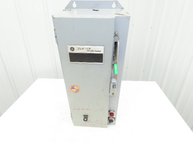 General Electric NP-161815-X Combination Motor Starter Fused 30 Amp 600VAC 10HP
