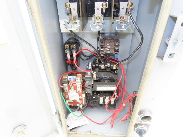 General Electric NP-161815-X Combination Motor Starter Fused 30 Amp 600VAC 10HP