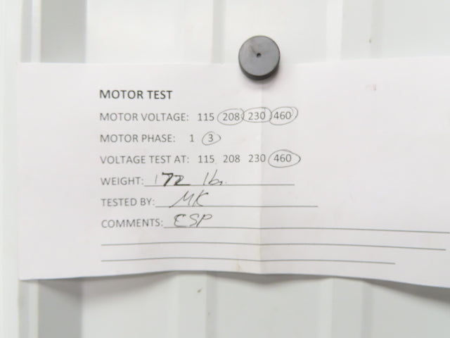 Leeson Electric N215T17FC41A AC Motor 10Hp 1750 RPM 230/460V 3PH 215TC 151348-60