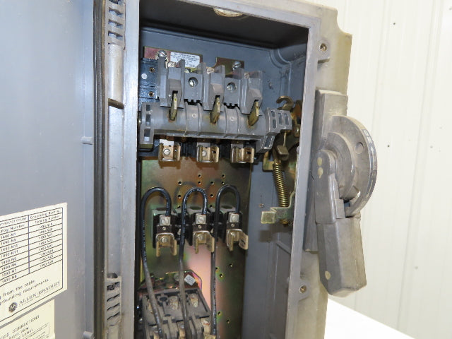 Allen-Bradley 502-T694890-1 Combination Starter Fusible 600V 3PH 10HP 120V Coil