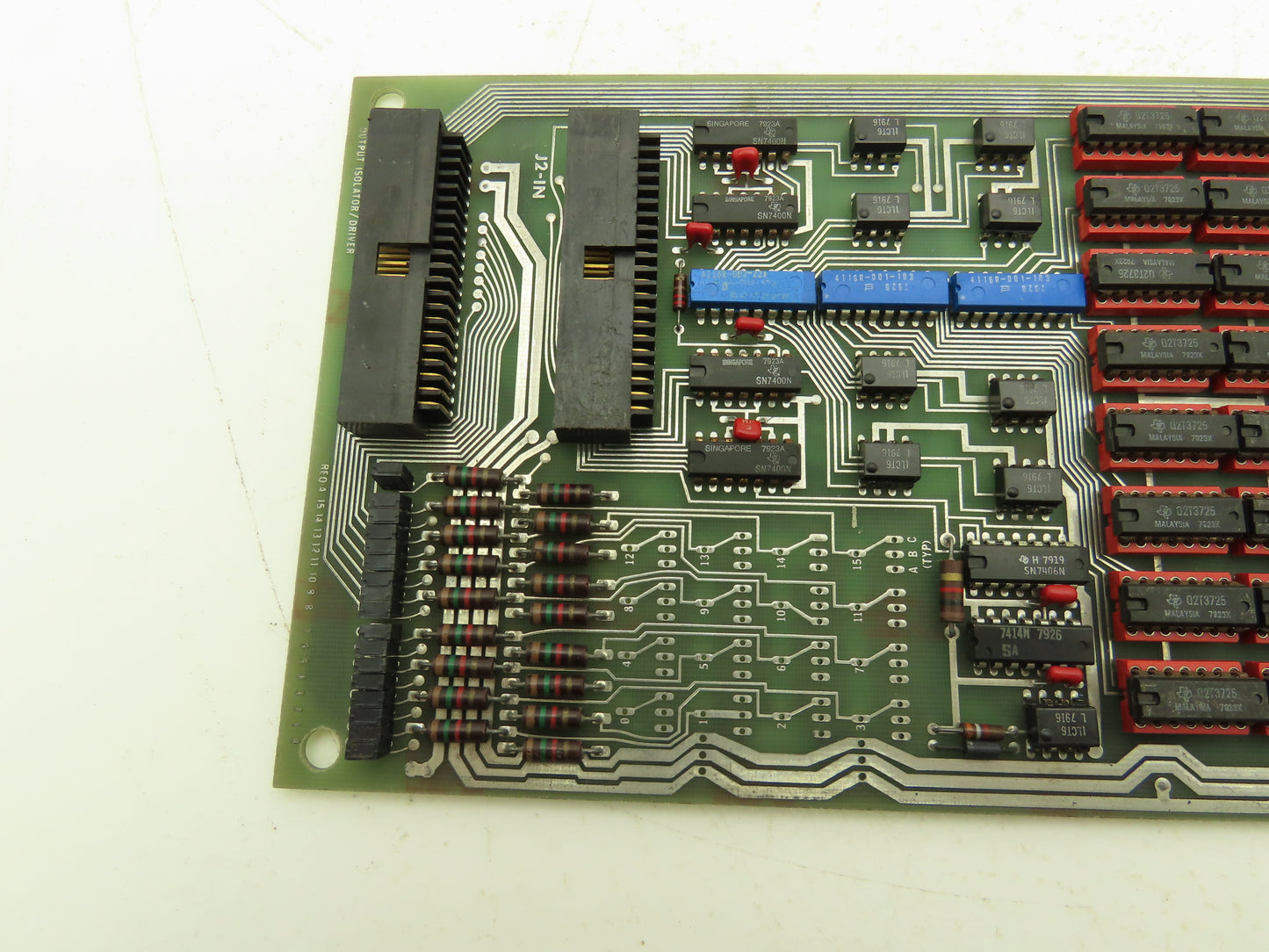 J2-IN Output Isolator Driver Circuit Board Card