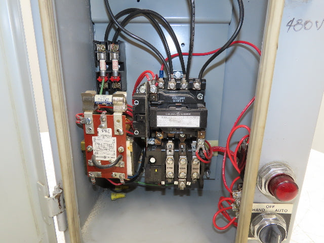 General Electric NP-161815-X Combination Motor Starter Fused 30 Amp 600VAC 10HP