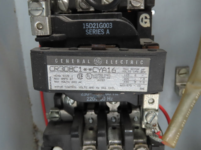 General Electric NP-161815-B Combination Motor Starter Fused 30 Amp 250VAC 10HP
