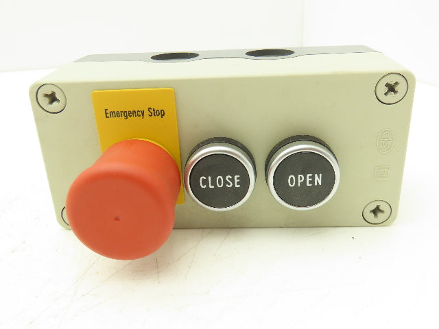 Moeller PSB-3 Pushbutton Station Open/Close/Emergency Stop