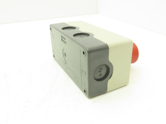 Moeller PSB-3 Pushbutton Station Open/Close/Emergency Stop