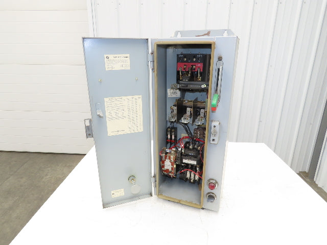 General Electric NP-161815-X Combination Motor Starter Fused 30 Amp 600VAC 10HP