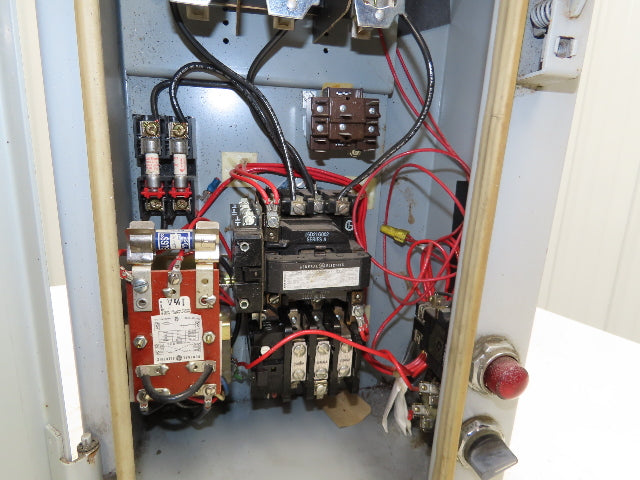 General Electric NP-161815-X Combination Motor Starter Fused 30 Amp 600VAC 10HP