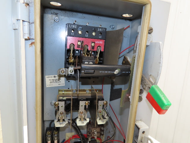 General Electric NP-161815-X Combination Motor Starter Fused 30 Amp 600VAC 10HP