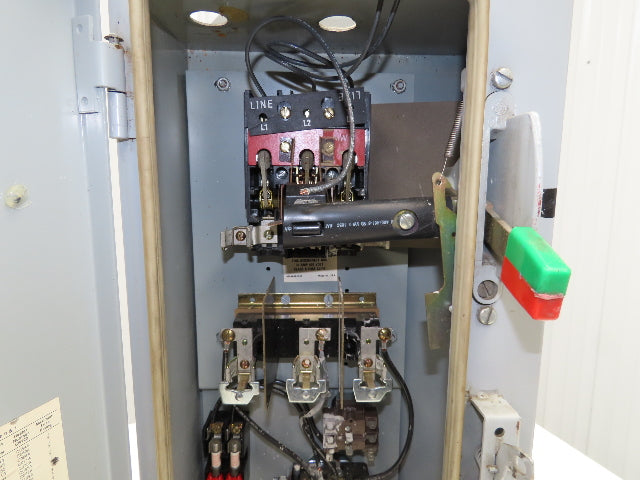 General Electric NP-161815-X Combination Motor Starter Fused 30 Amp 600VAC 10HP