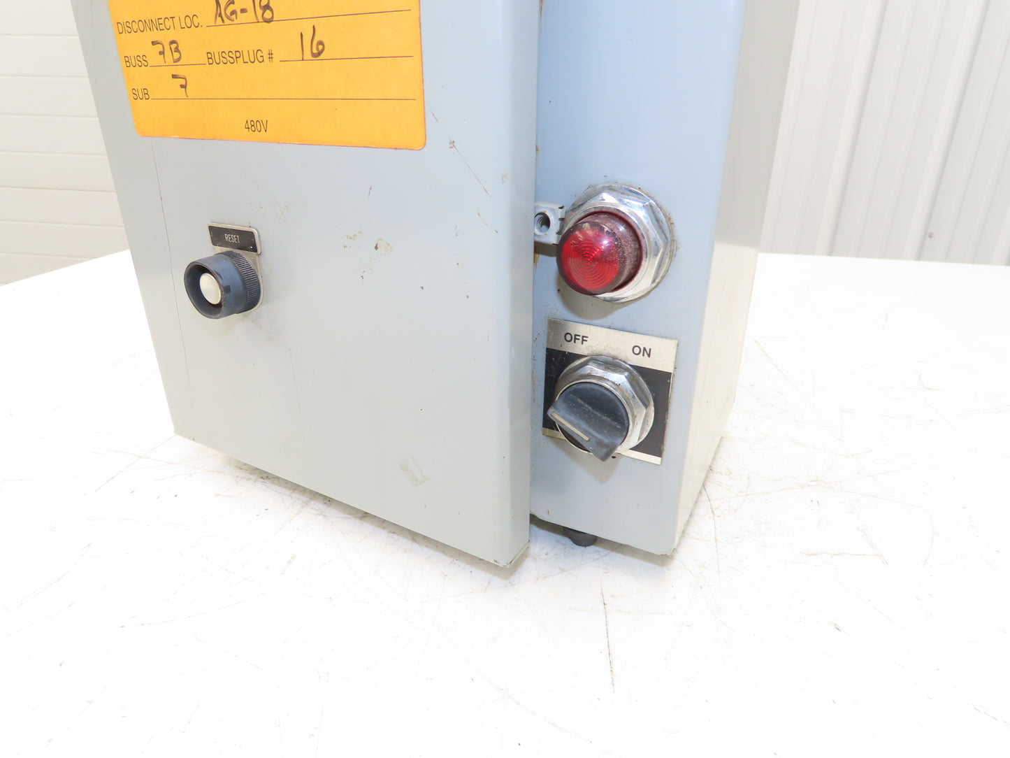 General Electric NP-161815-X Combination Motor Starter Fused 30 Amp 600VAC 10HP