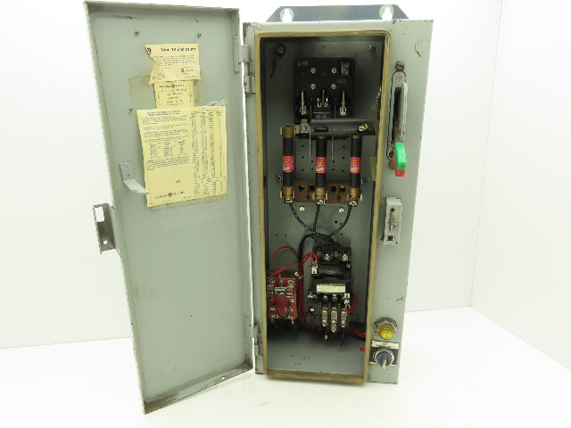 General Electric NP-161815-D Combination Motor Starter Fused 30 Amp 600VAC 10HP