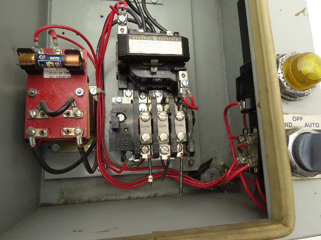 General Electric NP-161815-D Combination Motor Starter Fused 30 Amp 600VAC 10HP