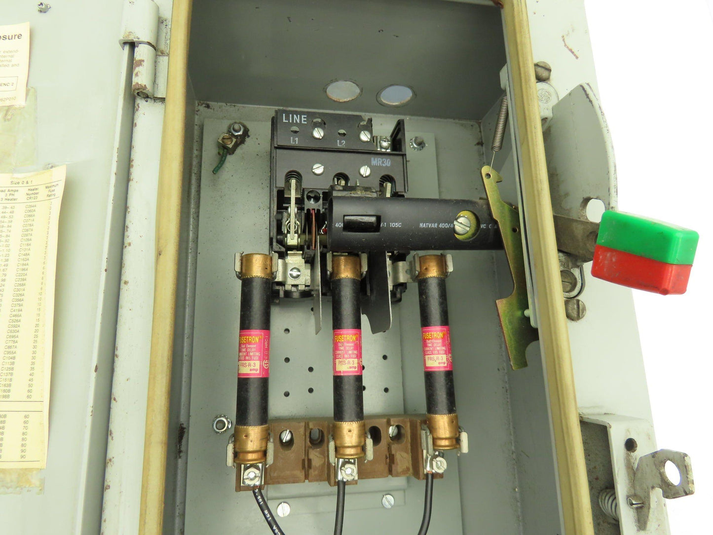 General Electric NP-161815-D Combination Motor Starter Fused 30 Amp 600VAC 10HP