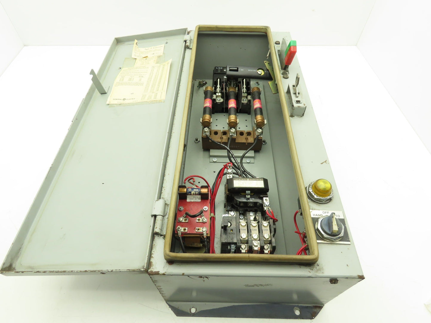 General Electric NP-161815-D Combination Motor Starter Fused 30 Amp 600VAC 10HP