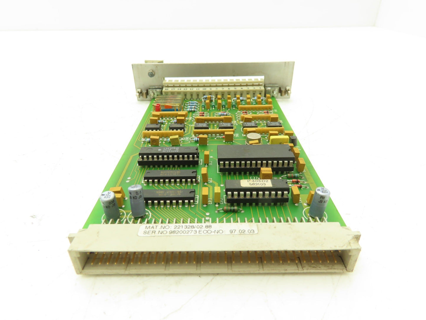 Siemens 403-2B 02.88 Control Circuit Board Card 16-Point