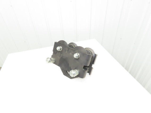 CM CBTP 3-Ton Plain Type Manual Push Trolley 3"-8.7" Flange 6000Lb