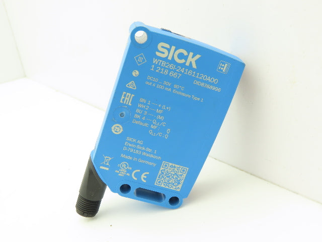 Sick WTB26I-24161120A00 Photoelectric Proximity Sensor 30-2000mm Sensing Range