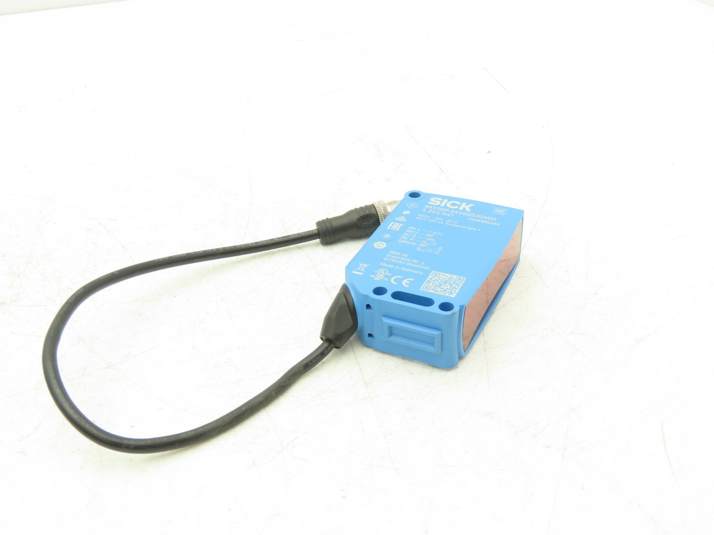 Sick RAY26P-34162530A00 Photoelectric Retro-Reflective Sensor 0-3m Sensing Range