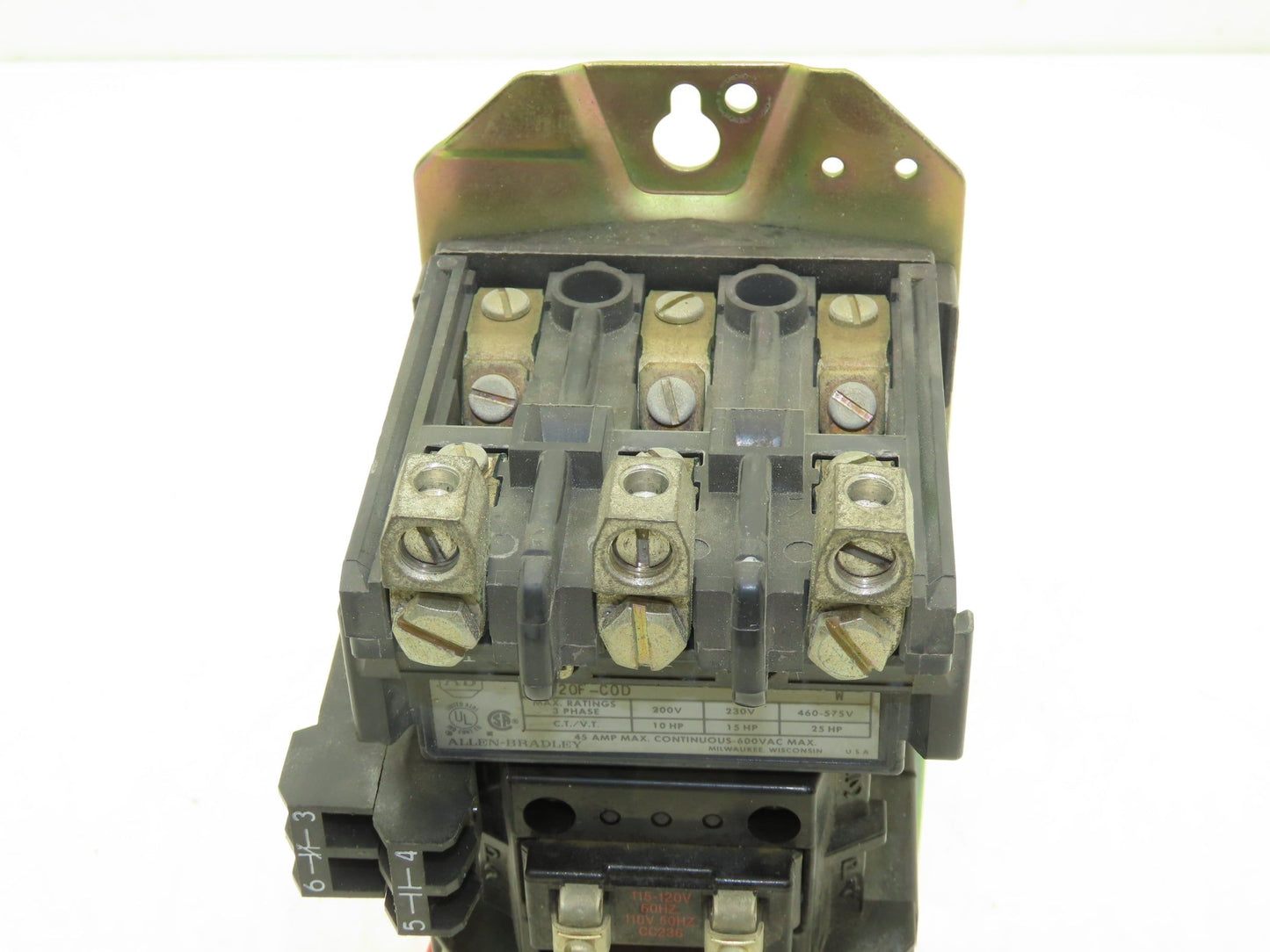 General Electric 520F-C0D Contactor Motor Starter 120V Coil 25Hp 3PH 600V