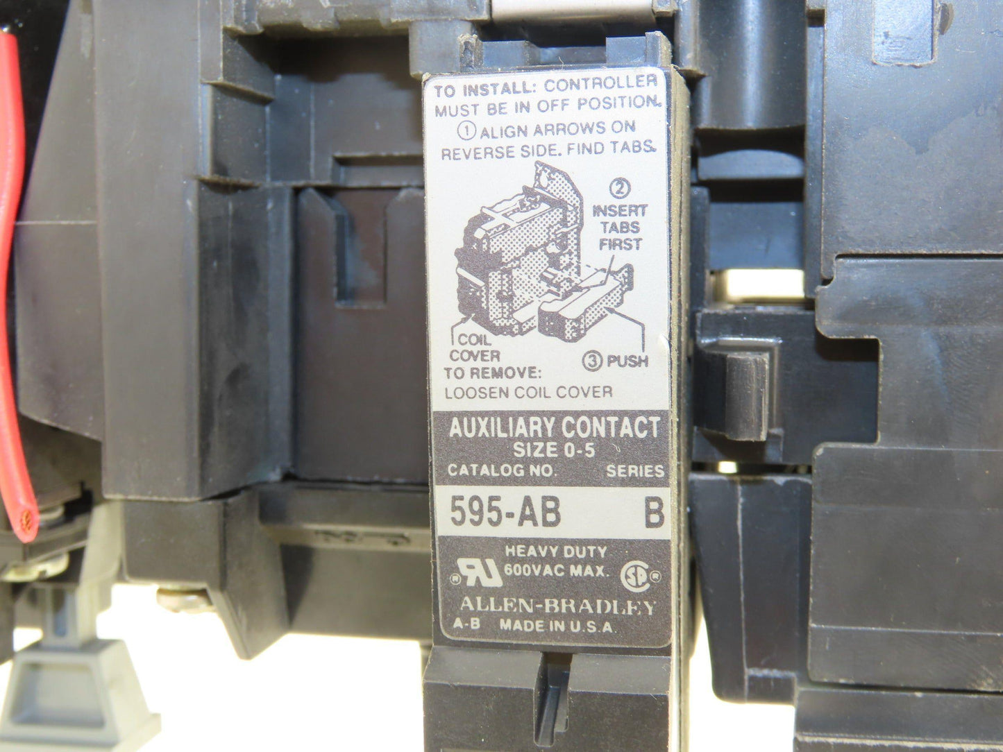 General Electric 520F-C0D Contactor Motor Starter 120V Coil 25Hp 3PH 600V