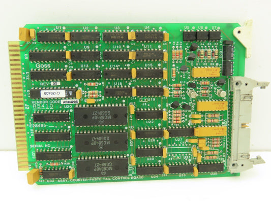 Goss Rockwell ARC4205 Assembly Counter-Paste Tail Control Board