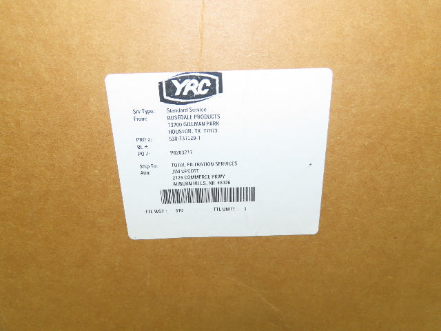 Rosedale Products PL-R1-PE-35-P2 Bag Cartridge 35 Micron Size 2
