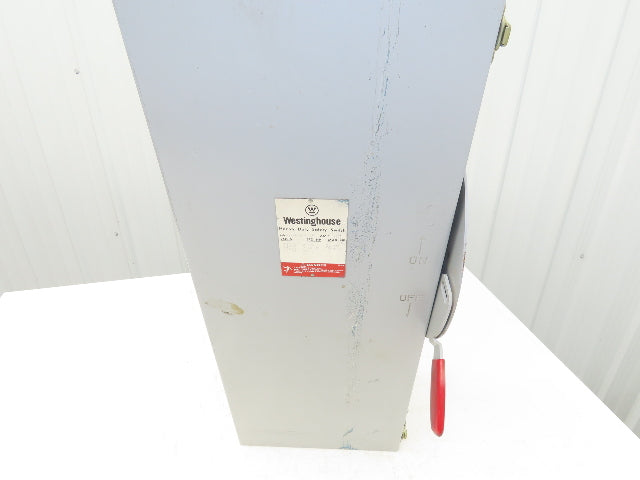 Westinghouse RHFN323 Safety Disconnect Switch 100A 240VAC 30HP 3Ph Fused