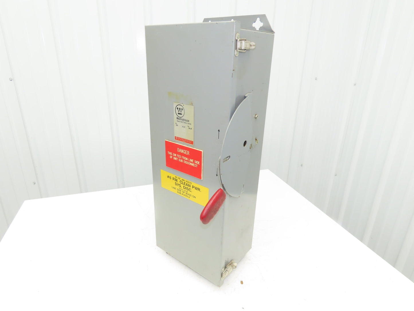 Westinghouse JHFN363 Safety Disconnect Switch 100A 600VAC 75HP 3Ph Fused