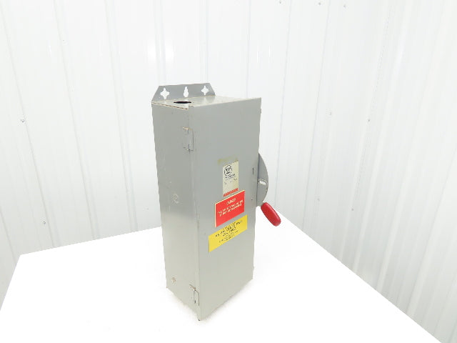 Westinghouse JHFN363 Safety Disconnect Switch 100A 600VAC 75HP 3Ph Fused
