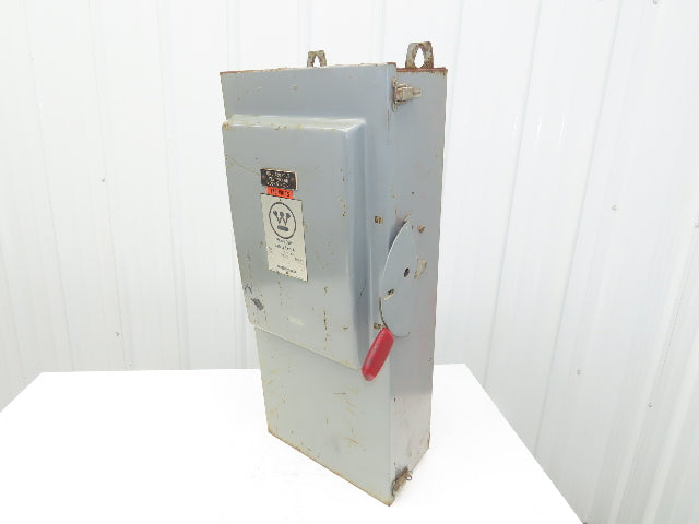 Westinghouse JHF-364 Safety Disconnect Switch 200A 600VAC 100HP 3Ph Fused