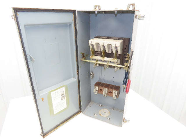 Westinghouse JHF-364 Safety Disconnect Switch 200A 600VAC 100HP 3Ph Fused