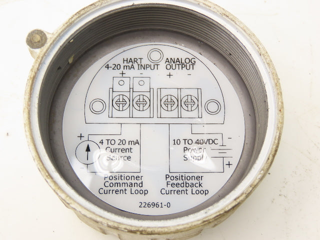 Flowserve Kammer 0350P2 1" Diaphragm Control Valve with Logix 3200IQ Positioner