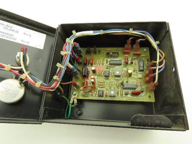 Conair 107-536-02 Vacuum Loader Integral Motor Control Panel Box
